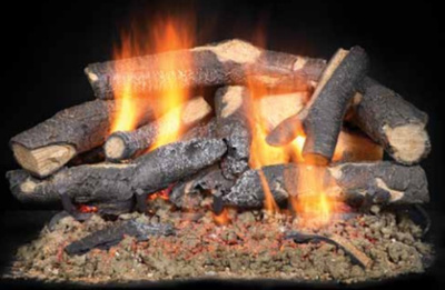 Majestic 24" Fireside Supreme Oak Refractory Cement Log Set (FSO24)